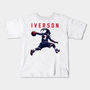 Goated Allen Inverson Philadelphia 76ers Kids T-Shirt